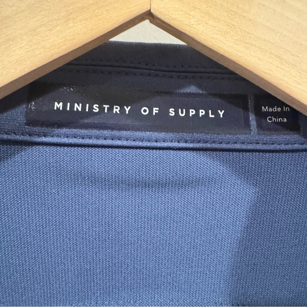 NWOT Ministry of Supply Blazer M Navy Aviator Sport Jacket TechWear Sportcoat - Picture 5 of 14